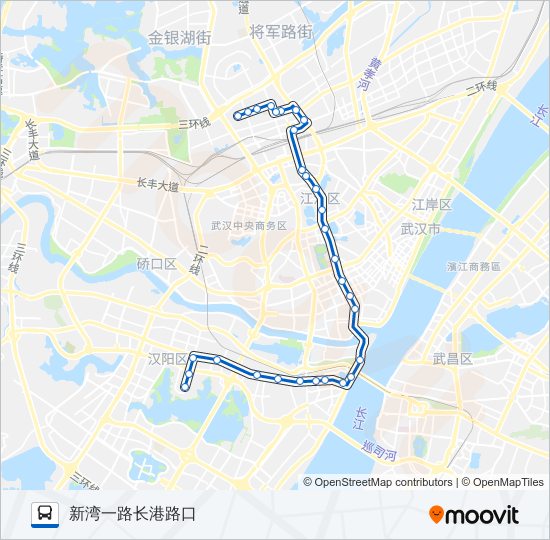 公交535路的线路图