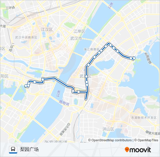 公交537路的线路图