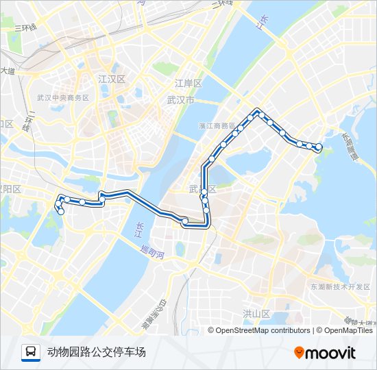 公交537路的线路图