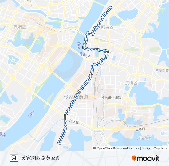 公交539路的线路图