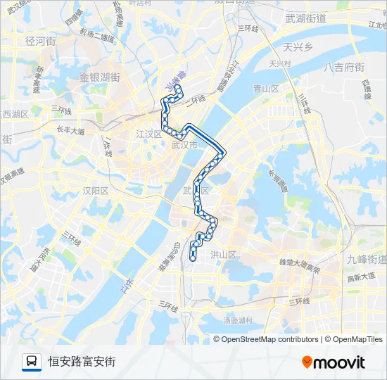 543路 Bus Line Map