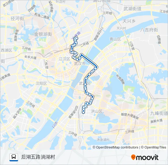 543路 Bus Line Map
