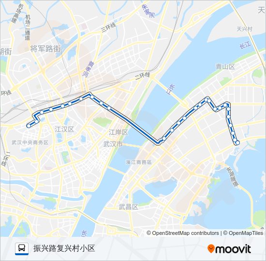 545路 bus Line Map