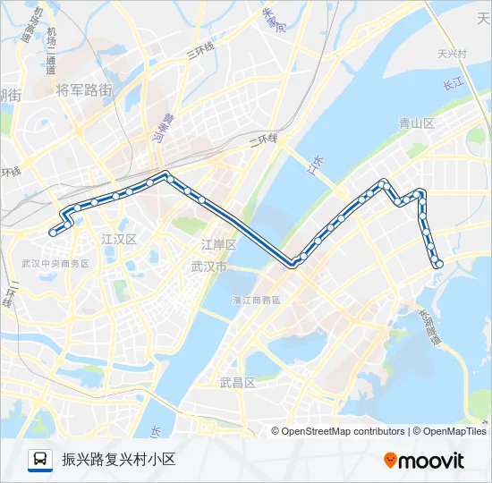 公交545路的线路图