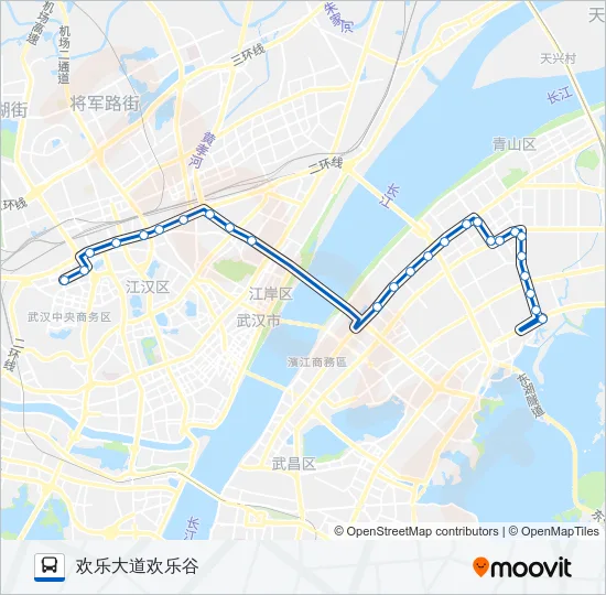 公交545路的线路图