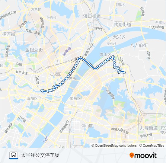 公交551路的线路图