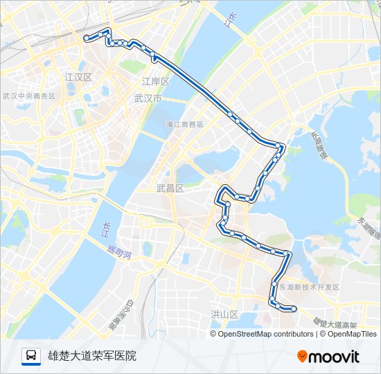 公交552路的线路图