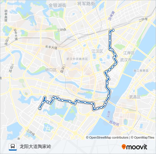 公交553路的线路图