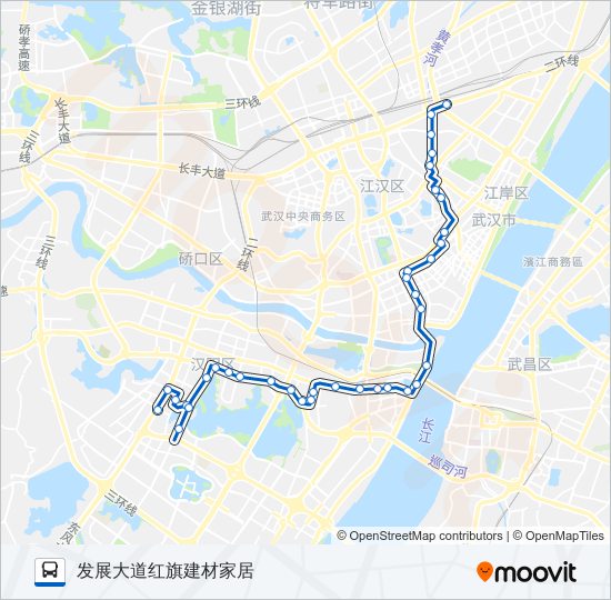 553路 bus Line Map