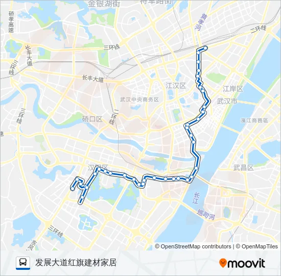 553路 Bus Line Map