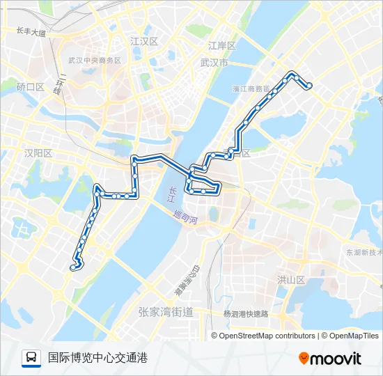 554路 Bus Line Map