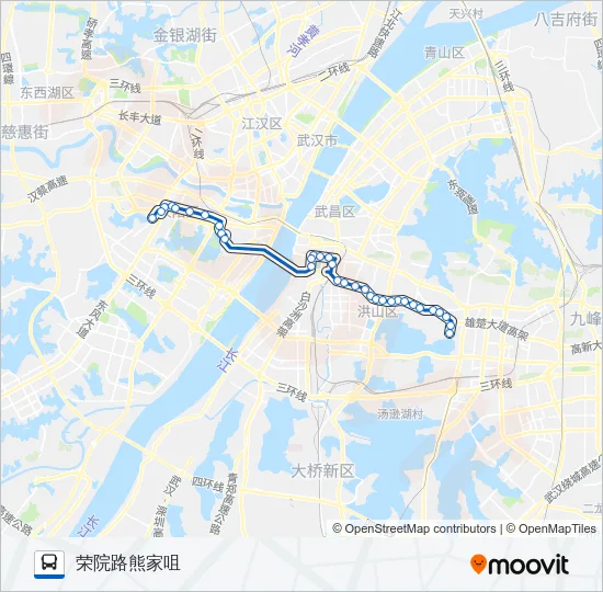 公交556路的线路图