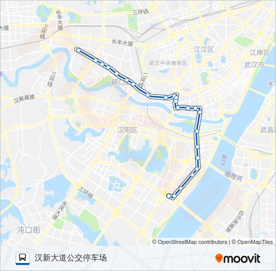 公交558路的线路图