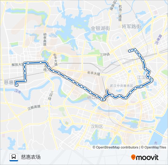 公交560路的线路图