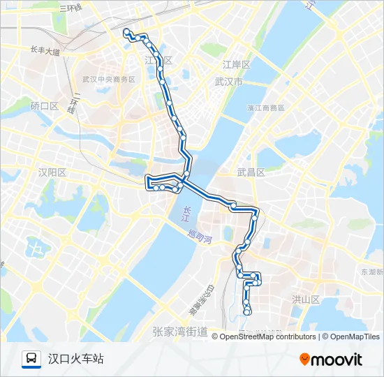 公交561路的线路图