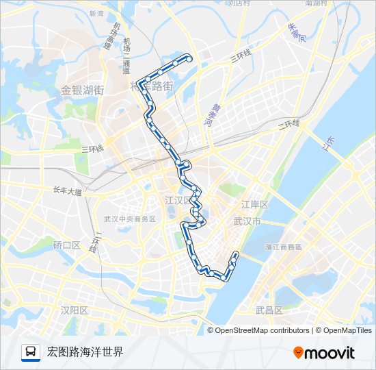 公交563路的线路图
