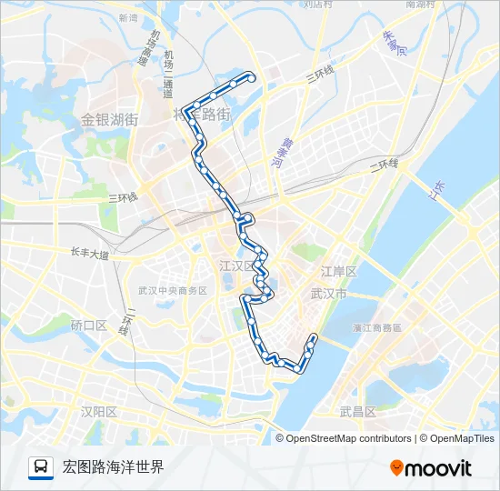 563路 Bus Line Map