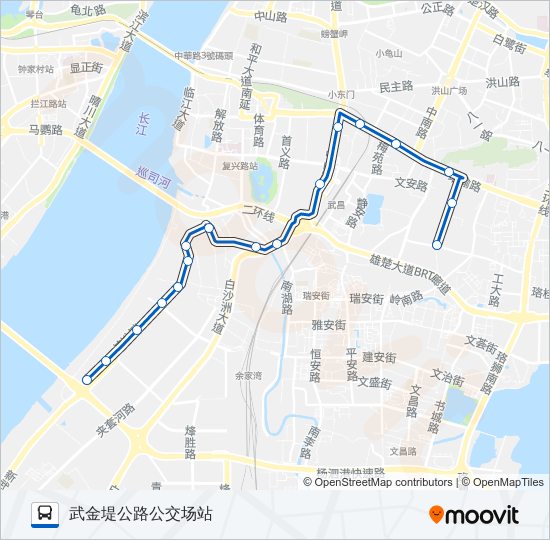 公交564路的线路图