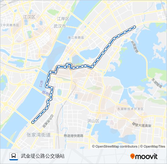 公交566路的线路图
