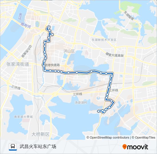 公交570路的线路图