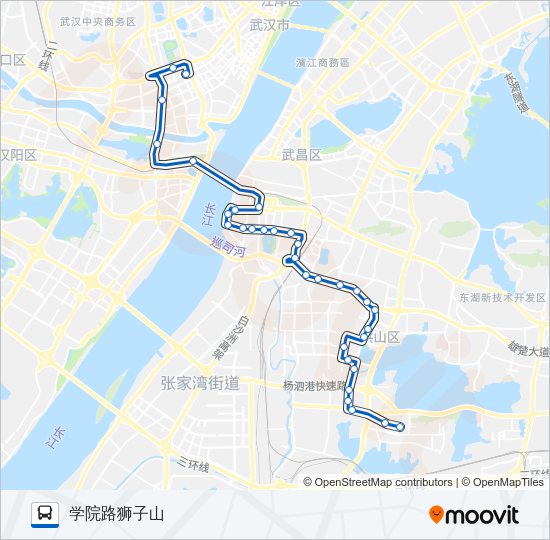 公交571路的线路图