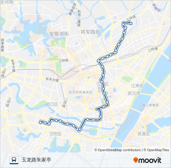 公交575路的线路图