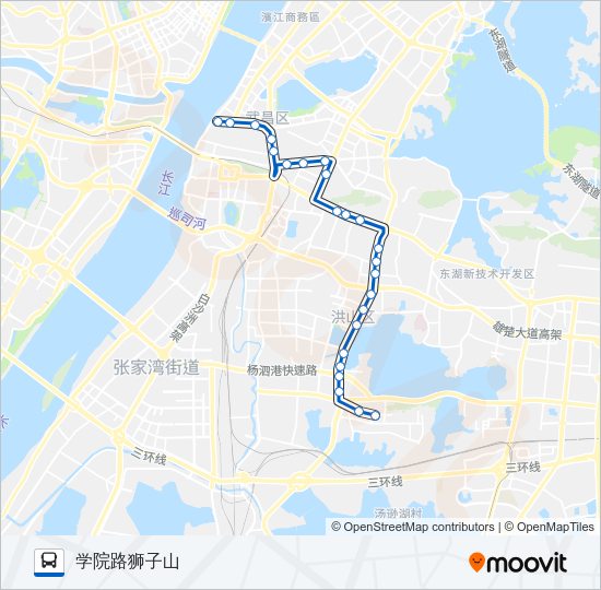 公交576路的线路图