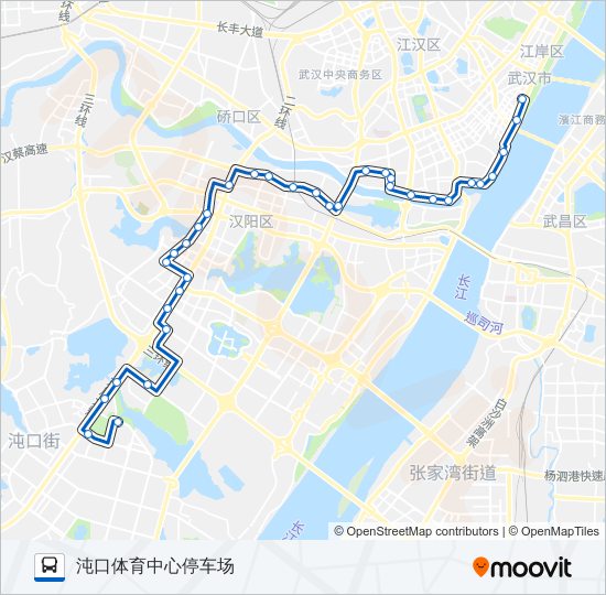 公交579路的线路图