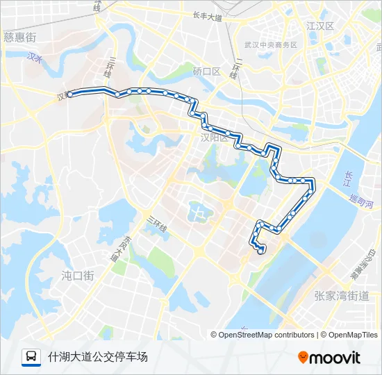 580路 Bus Line Map