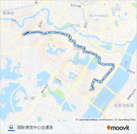 580路 Bus Line Map