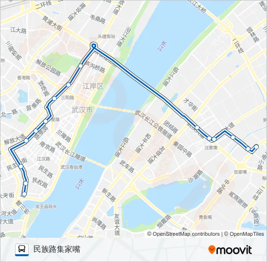 581路 Bus Line Map