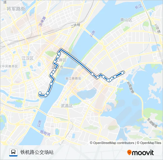581路 Bus Line Map