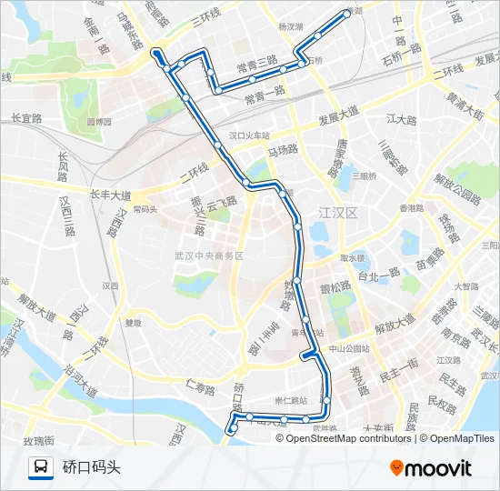 584路 Bus Line Map