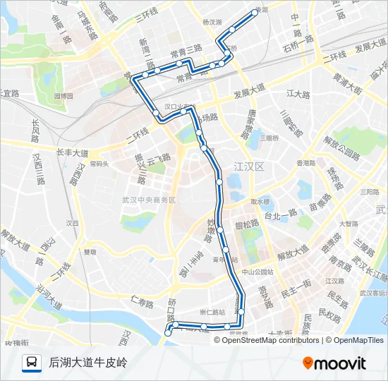 584路 Bus Line Map