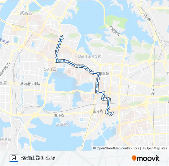 586路 Bus Line Map