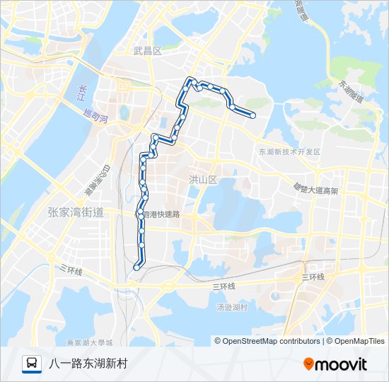 587路 bus Line Map