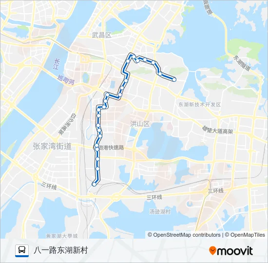587路 Bus Line Map