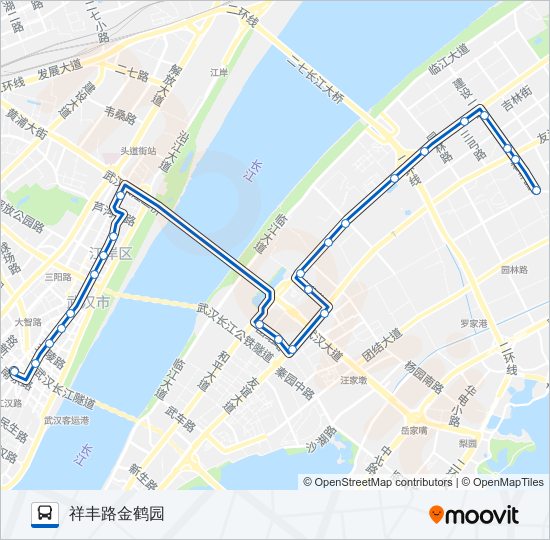 公交588路的线路图