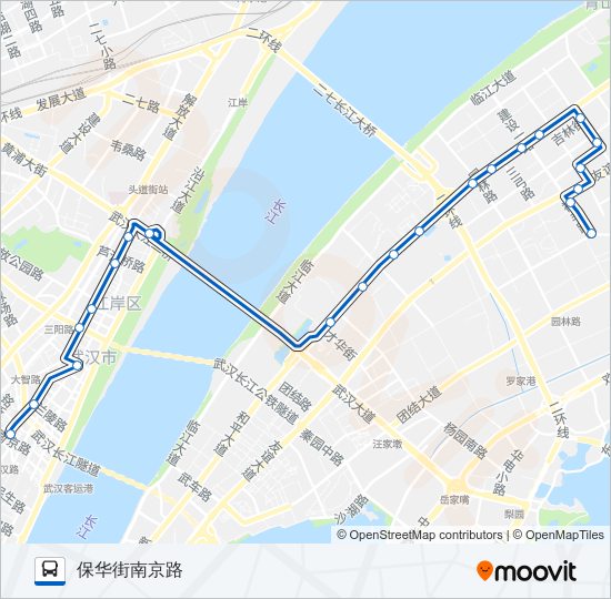 公交588路的线路图