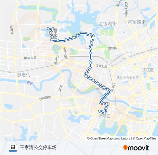 公交589路的线路图