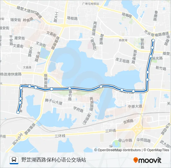 590路 Bus Line Map