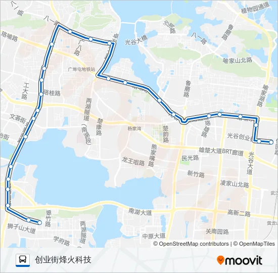 591路 Bus Line Map