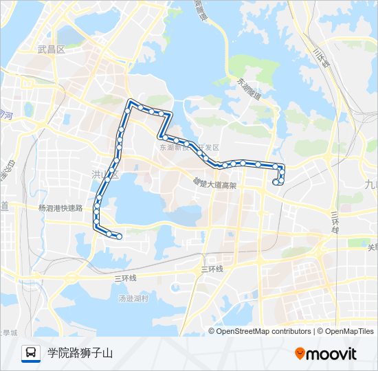 公交591路的线路图