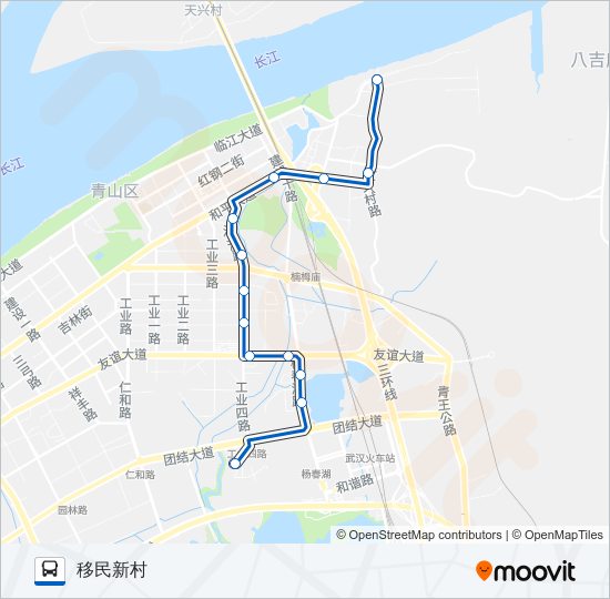 公交594路的线路图