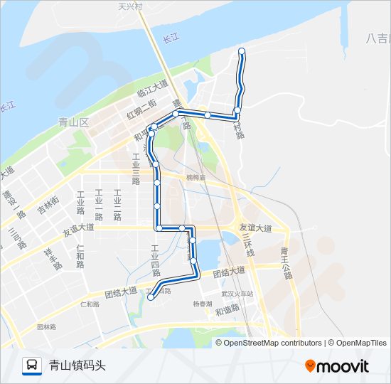公交594路的线路图