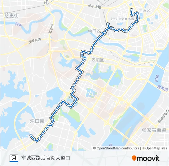 597路 Bus Line Map