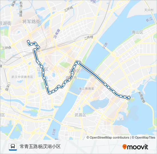 601路 Bus Line Map