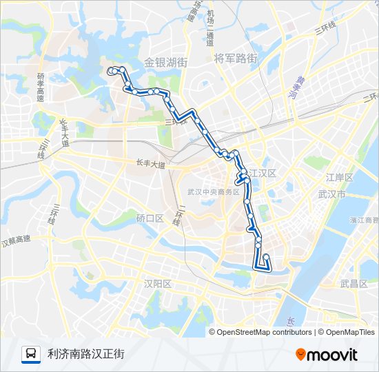 公交603路的线路图