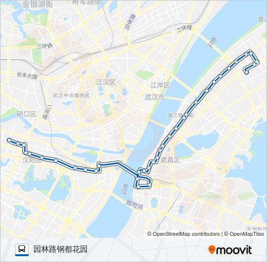 公交607路的线路图