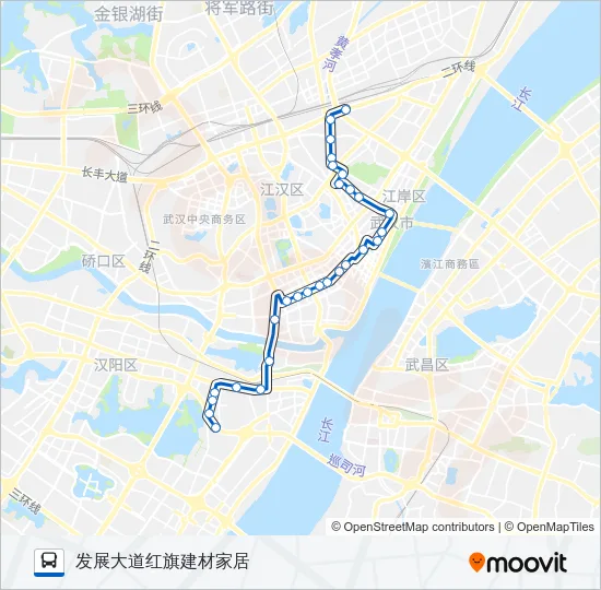 608路 Bus Line Map